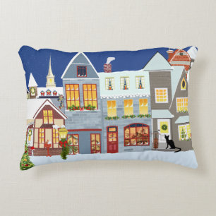 Weihnachtsdorf Zierkissen