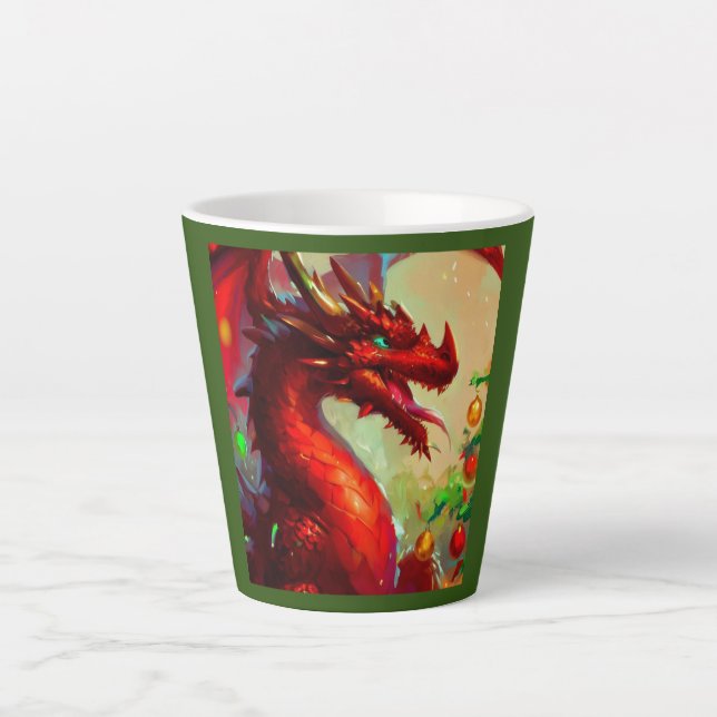 Weihnachtsdrache 1 milchtasse (Vorderseite)