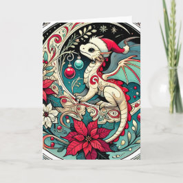 Weihnachtsdrache Karte