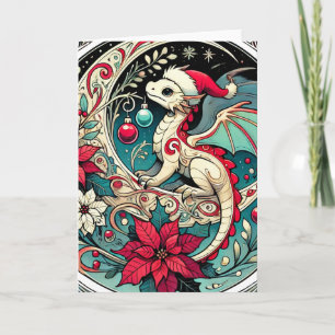 Weihnachtsdrache Karte
