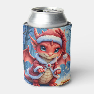 Weihnachtsdrache, zu süß zum Verhaften, Dosenkühler