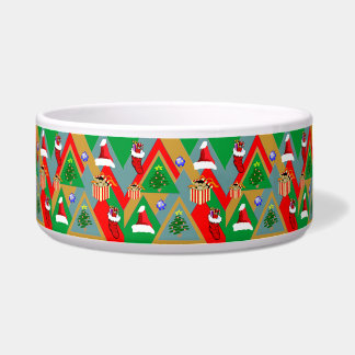 Weihnachtsdreiecke plus Weihnachtskrug Napf