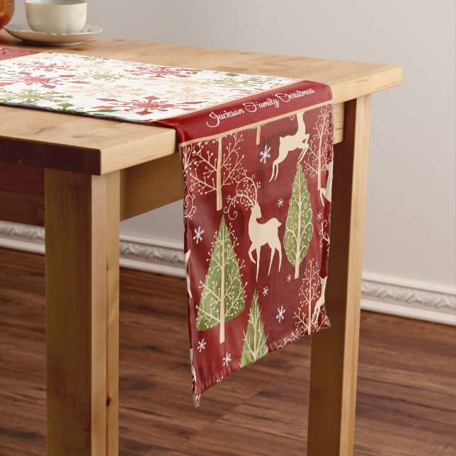 Weihnachtsdrucke Mittelgroßer Tischläufer (Beispiel)