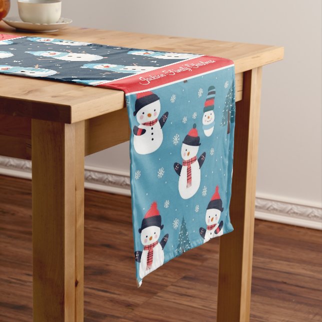 Weihnachtsdrucke Mittelgroßer Tischläufer (Beispiel)