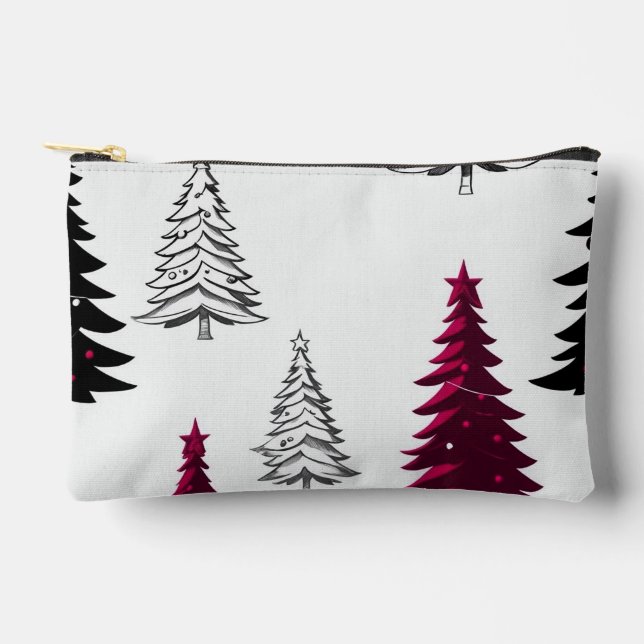 Weihnachtsdrucktasche Zubehörtasche (Vorderseite)