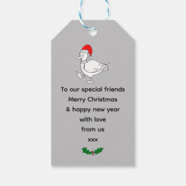 Weihnachtsducken Geschenkanhänger