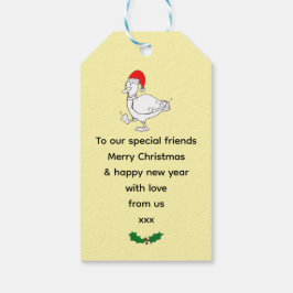 Weihnachtsducken Geschenkanhänger