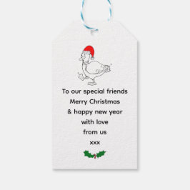 Weihnachtsducken Geschenkanhänger