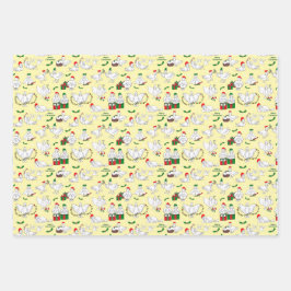 Weihnachtsducken Geschenkpapier Set