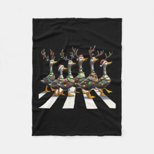 Weihnachtsducken Niedliche Tiere Weihnachten Lover Fleecedecke