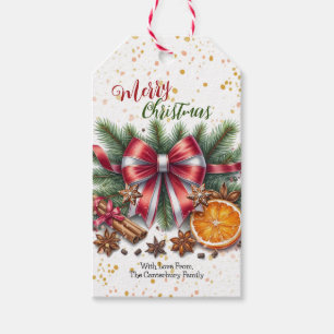 Weihnachtsduft Natürliche Elemente Geschenkkarte Geschenkanhänger