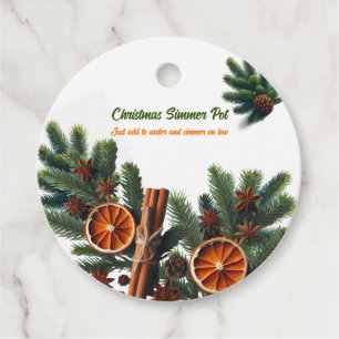Weihnachtsdüfte Simmer Pot  Geschenkanhänger