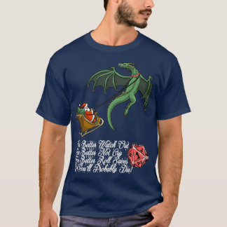 Weihnachtsdungeons und Drachen T-Shirt