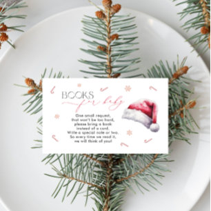 Weihnachtsduschbücher für Kinder Begleitkarte