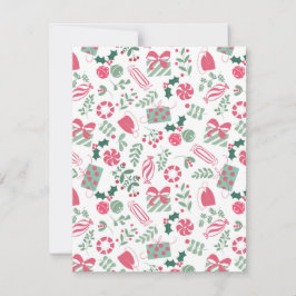 Weihnachtsdusche Dankeskarte