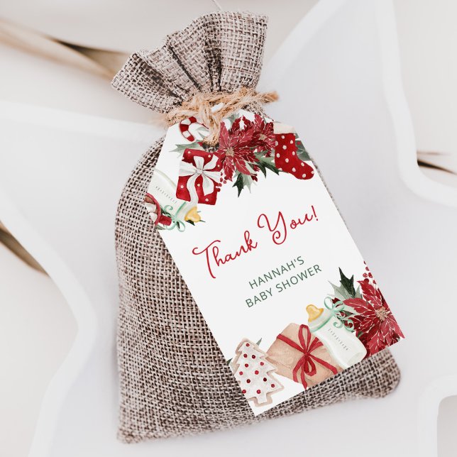 Weihnachtsdusche Vielen Dank für Ihr Interesse Geschenkanhänger (Von Creator hochgeladen)