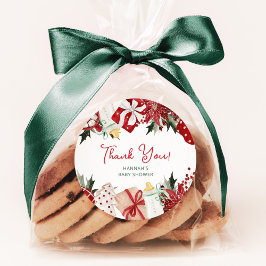 Weihnachtsdusche Vielen Dank für Ihr Interesse Runder Aufkleber