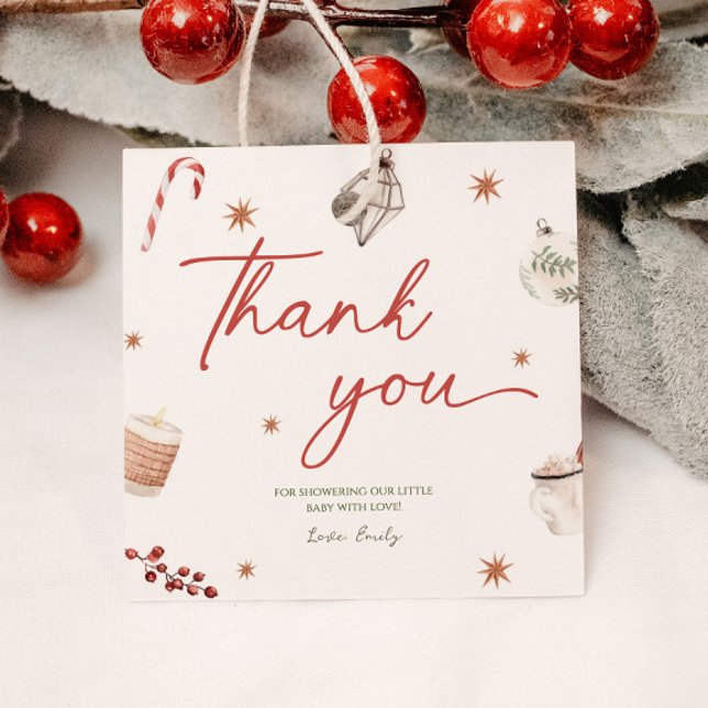 Weihnachtsdusche Weihnachtsgeschenk Tag Geschenkanhänger (Von Creator hochgeladen)