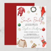 Weihnachtsdusche Weihnachtsjunge Kleidung Winter