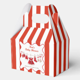 Weihnachtsdusche | Weihnachtskleidung rot/weiß Geschenkschachtel