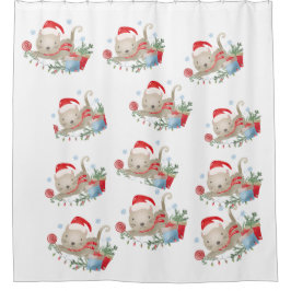 Weihnachtsduschvorhang Duschvorhang