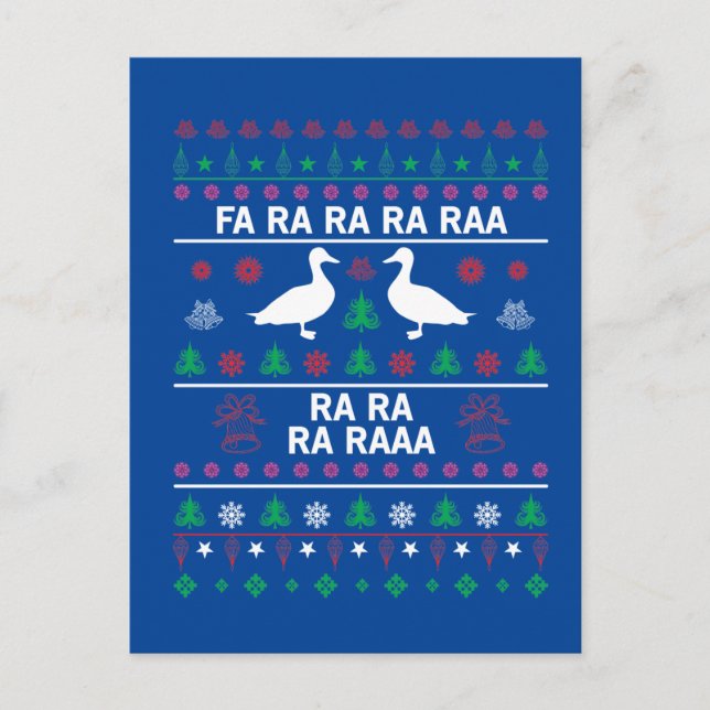 Weihnachtsdute Weihnachtskarte Feiertagspostkarte (Vorderseite)