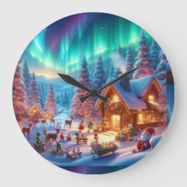Weihnachtsehre Große Wanduhr