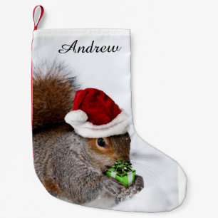 Weihnachtseichhörnchen Kleiner Weihnachtsstrumpf