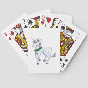 WeihnachtsEinhorn Spielkarten