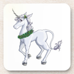 WeihnachtsEinhorn Untersetzer