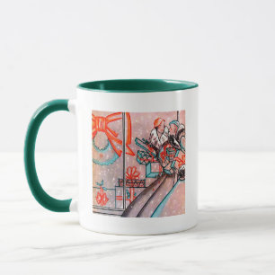 Weihnachtseinkäufe Tasse