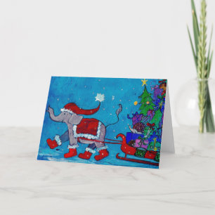 Weihnachtseinkaufen Feiertagskarte