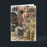 Weihnachtseinkaufen Feiertagskarte<br><div class="desc">Weihnachtseinkaufen</div>