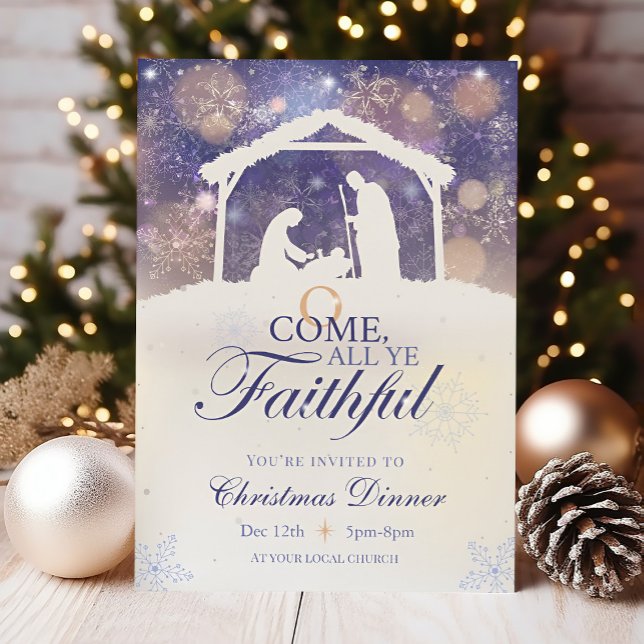 Weihnachtseinladung religiös einladung (Von Creator hochgeladen)