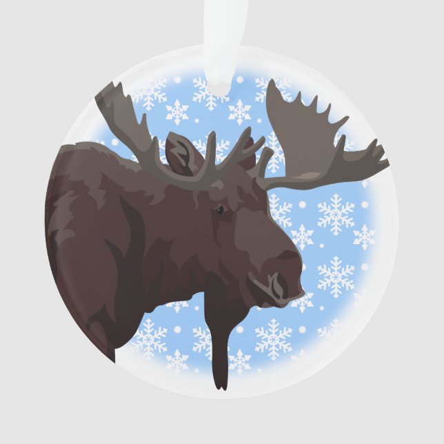 Weihnachtselch verziert kundenspezifische ornament (Vorderseite)