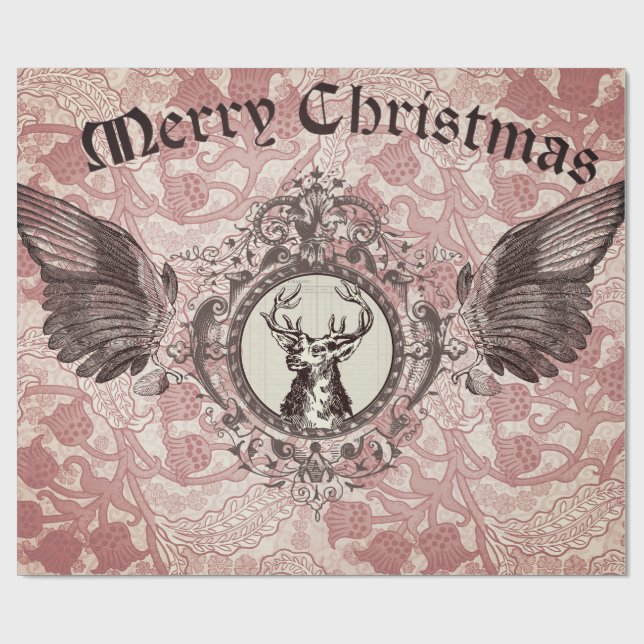 Weihnachtselche Decoupage Papier Geschenkpapier (Flach)