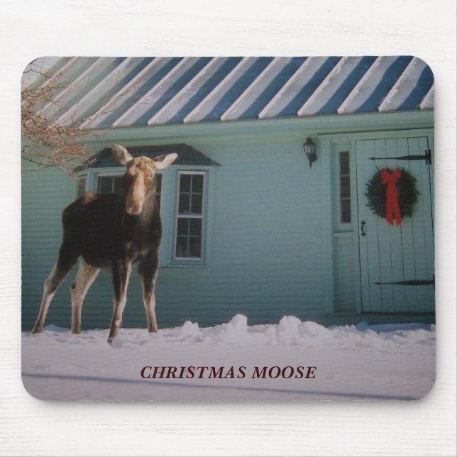 Weihnachtselche Mousepad (Vorne)