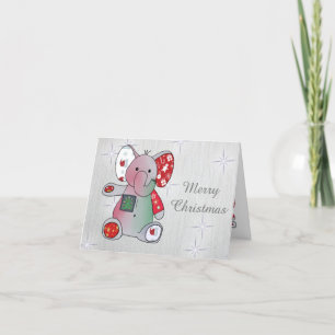 Weihnachtselefent Feiertagskarte