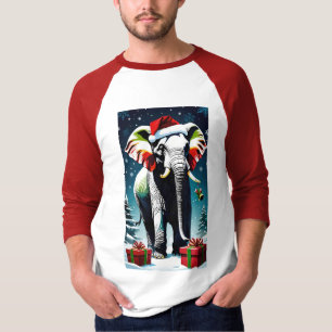 Weihnachtselementar in der Weihnachtsmannmütze T-Shirt