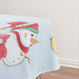 Weihnachtselemente Snowman Pattern Tischdecke