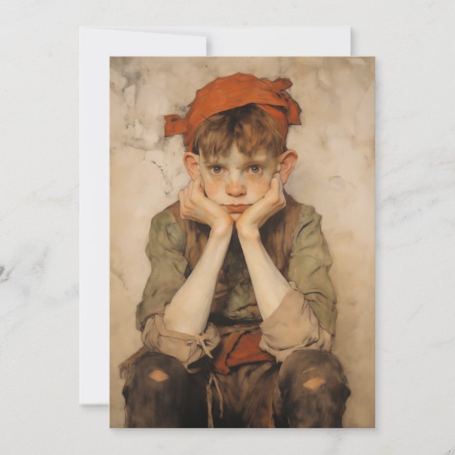 Weihnachtself 2 feiertagskarte (Vorderseite)