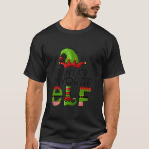 Weihnachtself als Lieblings-Elf-Matching-Familie T-Shirt