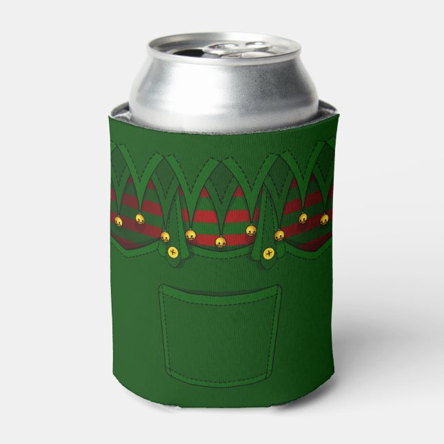 Weihnachtself Coolers Weihnachtsbär Can Cooler Dosenkühler (Kanne Vorderseite)