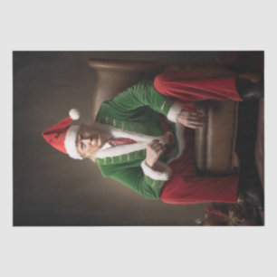 Weihnachtself Donald Trump Seidenpapier