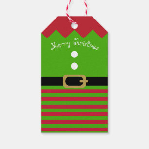 Weihnachtself Geschenkanhänger