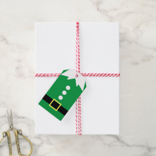 Weihnachtself Geschenkanhänger
