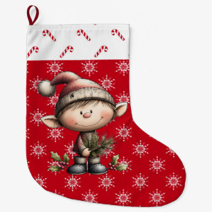 Weihnachtself Großer Weihnachtsstrumpf