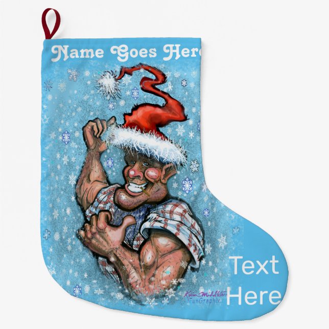 Weihnachtself Großer Weihnachtsstrumpf (Vorderseite)