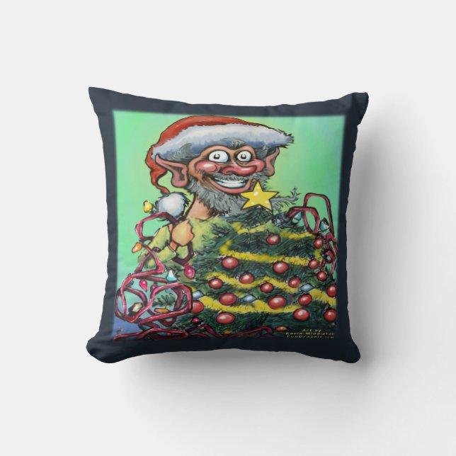Weihnachtself Kissen (Vorderseite)