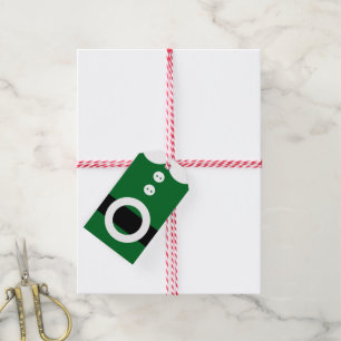 Weihnachtself-Kostüm - Saubere Weihnachtsgrafik Geschenkanhänger